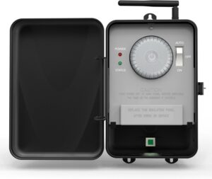 BN-LINK Pool Timer, Outdoor WiFi Timer Switch for Water Heater, Pool Pump, Metal Casing, Heavy Duty 40A 120-277 VAC 2HP