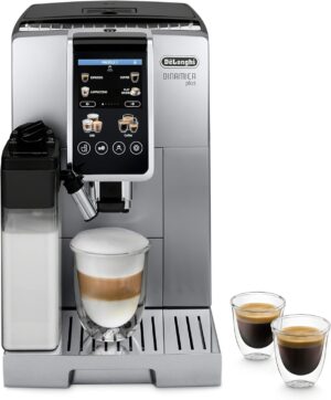 De'Longhi Dinamica Plus Espresso & Coffee Machine, Automatic Milk Frother, 24+ One Touch Recipes, Enjoy Lattes, Cappuccinos, and more, ECAM38085SB