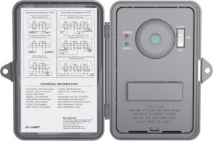 BN-LINK Pool Pump Timer, Outdoor Indoor Smart Wi-Fi Timer Box, 2HP 40A Max, 120, 240, 277 VAC, for Pool Pump, Water Heater, Fans, SPA, Compatible with Smart Phone, Alexa, Google Assistant, ETL Listed