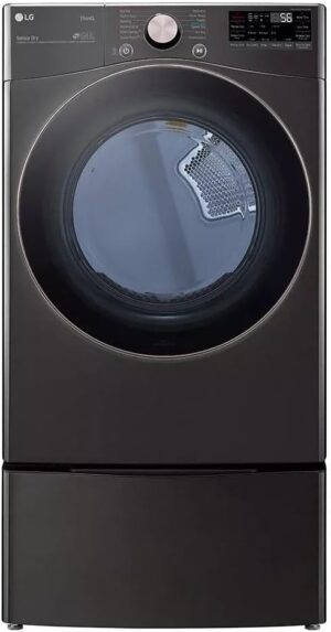 LG DLEX4000B 7.4 cu. ft. Ultra Large Capacity Smart wi-fi Enabled Front Load Electric Dryer