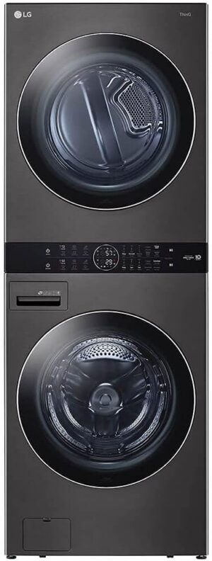 LG WKEX200HBA 27 Inch Smart Electric Single Unit WashTower with 4.5 cu. ft. Washer Capacity, 7.4 cu. ft. Dryer Capacity