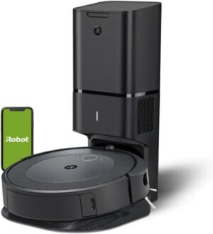 iRobot Roomba i4+ EVO Self Emptying Robot Vacuum - Empties Itself for up to 60 Days, Clean by Room with Smart Mapping, Compatible with Alexa, Ideal for Pet Hair, Carpets