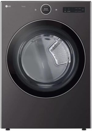 LG DLEX6700B 27 Inch Smart Electric Dryer with 7.4 Cu. Ft. Capacity, 23 Dryer Cycles, Wrinkle Care, TurboSteam, Dial-A Cycle™ Knob, FlowSense Indicator, AI Fabric Sensor