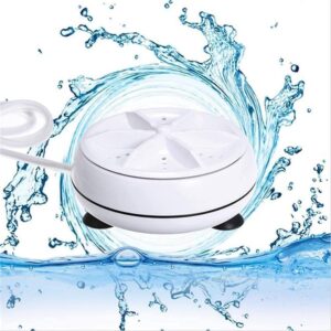 Portable Washing Machine, Mini Ultrasonic Washing Machine 3 in 1 Dishwashers Ultrasonic Waves Suitable for Home, Business, Travel, College Room, RV, Apartment (3.5IN)