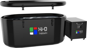 Hi-Q Therapy Freestanding Bathtub with Chiller, Portable Cold Plunge Kit, Smart Water Chiller OTA Upgrade, Cold Therapy for Athletes, Gym House