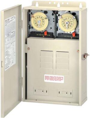 Intermatic T30404R Pool/Spa Control Panel 2xT104M, Color