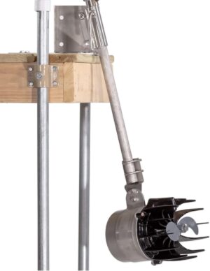 Kasco AquatiClear Water Circulator Pump w/Universal Mount, 3/4 HP 120V with 50 ft. Electric Power Cord, Clog-Resistant Water Circulation Pump to Keep Dock, Marina & Shoreline Free of Debris