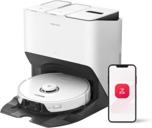 roborock S8 Pro Ultra Robot Vacuum and Mop, Auto-Drying, Self-Washing, Liftable Dual Brush & Sonic Mop, 6000Pa Suction, Self-Refilling, Self-Emptying, Obstacle Avoidance, White (Renewed)