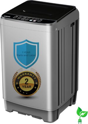 Portable Washing Machine - Compact 2.3 Cu.ft Portable Washer, Full-Automatic Top Loader for Space Saving, Ideal for Apartments, Homes, and Dorms, 10 Wash Cycles, Low Noise, IPX4