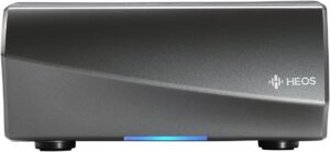 Denon HEOS Link Wireless Pre-Amplifier For Multi-Room Audio - Series 2 (New Version), Amazon Alexa Compatibility, Powered Subwoofer Connection, Black with Silver, 2.91 x 6.14 x 5.83