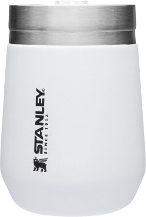 Stanley GO Everyday Wine Tumbler 10 oz | Press Fit Drink Through Lid | Beverage, Coffee, and Cocktail Cup | Insulated Stainless Steel Wine Glass | BPA-Free