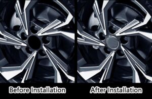 4 Pcs Car Hub Center Caps for Smart Fortwo Forfour 450 451 454 453 60mm, Wheel Center Cap Replacement Part Wear-Resistant Rims Badge Hub Center Cap, Car Decorative Accessories,C, normal