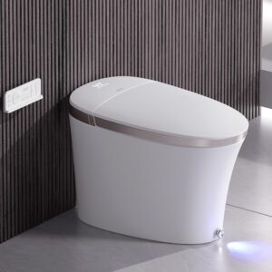EPLO iX7 MT Luxury Smart Toilet with Bidet Built In, Bidet with Heated Seat & Foam Dispenser, Elongated Japanese Toilet with Automatic Flush, Dryer, Night Light, TEMP Display for Bathrooms