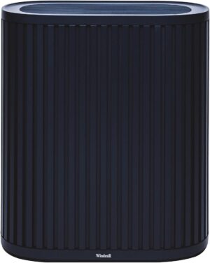 Windmill Air Purifier for Home - 3-In-1 Filtration for Smoke & More - True HEPA Filter, Activated Carbon, & Pre-Filter - Covers Up To 1950 sq ft - Ultra-Quiet - App Compatible - Navy