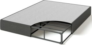 ZINUS 9 Inch WonderBox(TM) Smart Box Spring, Quick Assembly Mattress Foundation, Durable Metal Frame, Full, Grey